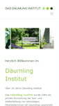 Mobile Screenshot of daeumling-institut.de